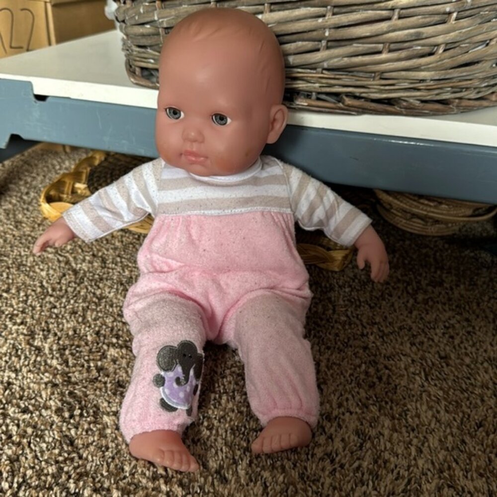 Berenguer Newborn Baby Doll Blue Eyes Open And Shut